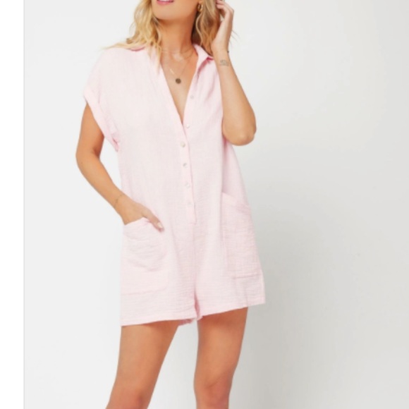 L* Space Mika Cotton Gauze Romper - Picture 1 of 7